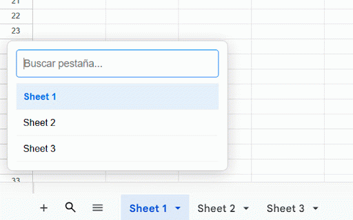 Easy Google Sheets Tab Search :: Search tabs in Google Sheets instantly