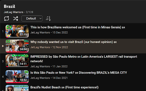 Playlist Sorter for YouTube :: Adds sorting options to YouTube playlists, allowing you to reorder videos by date or title.