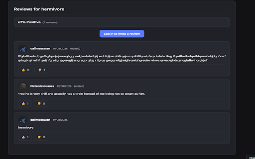 RoReview :: Leave and read reviews on Roblox profiles and games. Upvote, downvote, and see who to trust before you trade or play.