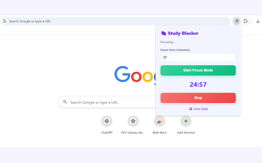 Study Blocker :: Blocks distracting websites during your study sessions.