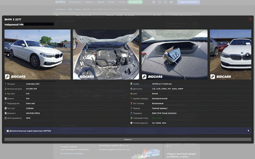AutoScope :: VIN, US auction history, photos & final bids on car listing sites in one click.