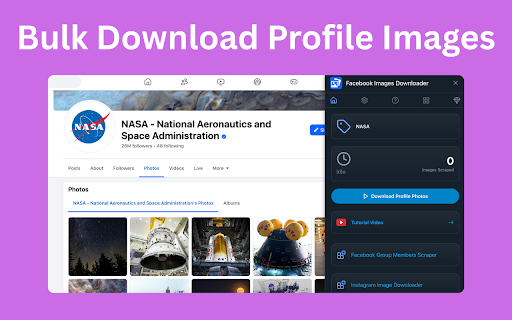 Facebook Images Downloader :: Instantly download Facebook photos from albums, profiles & groups. Fast, private & easy for FB photo downloads.