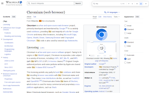 Enhanced Find :: Replace the browser's built-in find bar with case-sensitive find and whole-word matching.
