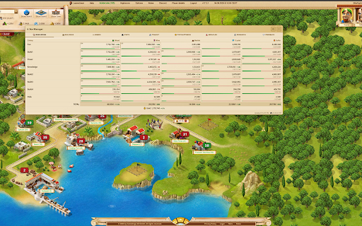 Ika-Manager :: Ikariam multi-colony dashboard: resources, buildings, armies, stats, transit, happiness, spies, miracles, research, export.