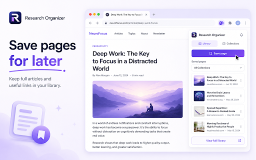 Research Web Highlighter :: Save and organize web highlights, notes, sticky notes, and research sources from any website.