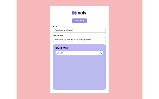 Noly Tab Manager :: Save and manage tabs