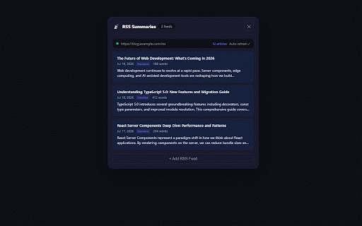 Summate: AI Page Summarizer :: Instant AI summaries of any page. Free on-device AI — no account or API key. Works offline; use your own key for top models.