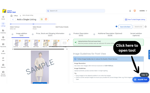 Flipkart Catalog Autofill by OneClickOMS :: Automate Flipkart catalog uploads. Record, save, and instantly run form profiles exactly as you need them without repetitive typing.