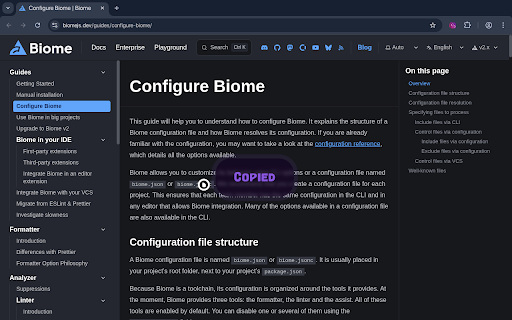 Code Copy :: Click code blocks to copy. Hold Alt and click any element to copy its text.