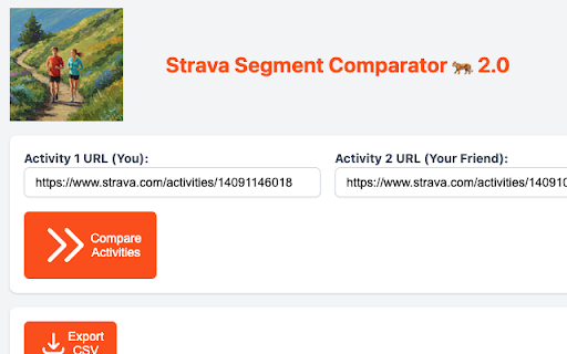 Strava Segment Comparator :: Compare segments between two Strava activities