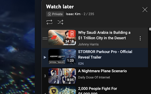 YouTube Watch Later Quick Delete and Homepage Thumbnail Button :: Adds a quick delete button to Watch Later videos and adds a Watch Later button to video thumbnails.