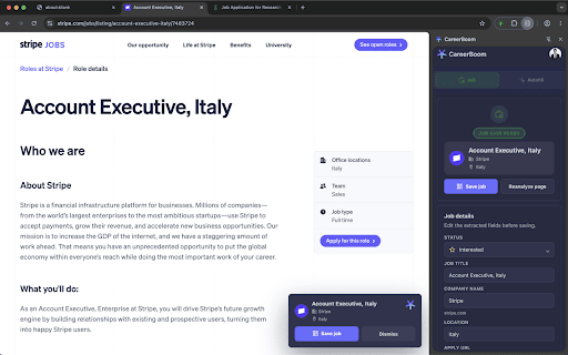 CareerBoom :: Save jobs and autofill applications with your CareerBoom profile on job boards and employer sites you visit.