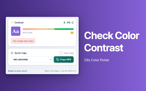 Zilly Color Picker :: Professional color picker for any webpage.
