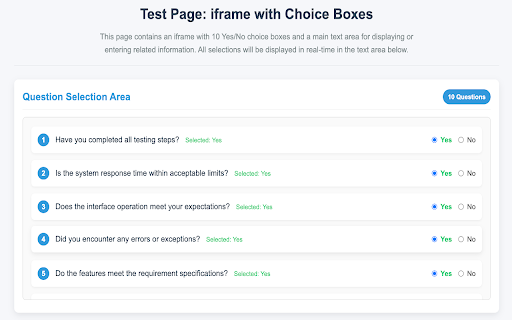 Auto Select First :: Right-click to automatically select the first checkbox/radio group on the page
