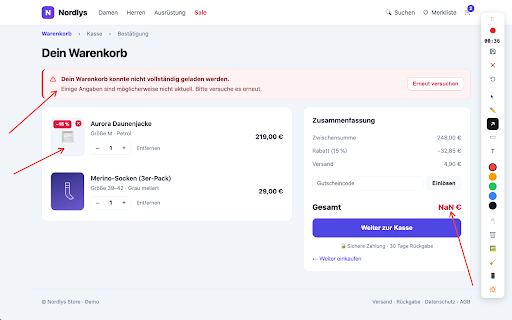 Easy Bug Tracking :: Bug-Reporting mit Screen-Recording, Annotationen und Console/Netzwerk-Capture.