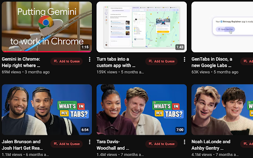 QueueTube :: Add YouTube videos to a queue and play them in order. Manage your watch queue easily.