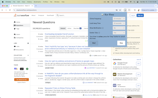 Eye Time: Gentle Reminders for Healthy Eyes :: Prevent eye strain and stay focused with Eye Time's customizable break reminders. Healthy eyes, happy work!