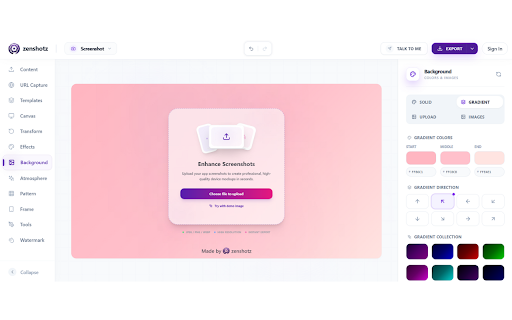 Zenshotz - Capture & Beautify :: Capture any webpage screenshot and beautify it with Zenshotz. 1-click to professional mockups.
