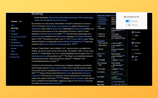 Moon Reader For PC – Eye Comfort Mode :: Enhance reading comfort with Moon Reader Mode for PC! Apply dark & blue light filters for eye safety while browsing.