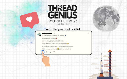 THREAD.GENIUS :: Thread.genius is the first AI based automation tool for Instagram Threads.
- It allows you to scrape # or users posts and export it…