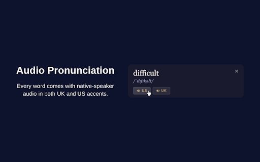 WordSnap — English Dictionary :: Instant English definitions, pronunciation & examples. Highlight any word on any page — click WordSnap to look it up in seconds.