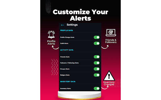 RoTrail – Roblox Profile Alerts :: Get notified instantly when Roblox profiles change for usernames, friends, or inventory updates.