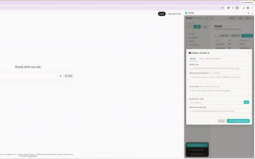 Briefed — AI Intelligence Vault :: Encrypted AI context vault. Brief any AI assistant instantly. Local-first — your data never leaves your device.