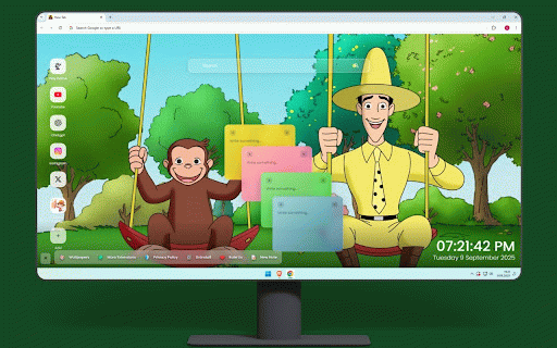 Curious George Wallpaper :: Adorable Curious George adventures and playful moments from the beloved children's series.