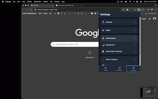 Intently - Intentful Browsing :: Build better habits by tracking website usage and providing intentful interventions