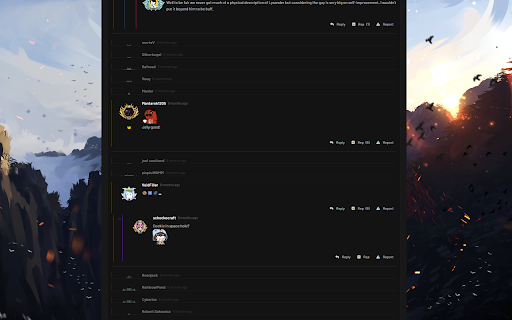UI Improvements for Royal Road :: Filter and re-lay-out Royal Road fiction lists, hide fictions for good, and improve chapter typography and comments.