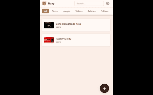 Boxy :: Salve links, trechos, imagens e vídeos de qualquer página. Organize em pastas, encontre depois e receba lembretes.