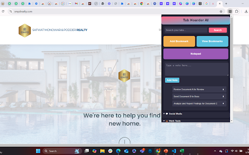 Tab Hoarder AI :: Search, filter, bookmark, and manage your numerous tabs with AI.