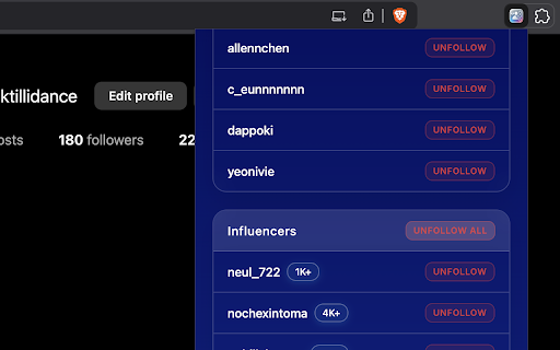 Instagram Unfollower Scanner :: Identify who isn't following you back on Instagram