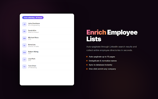 ContactFinder - Free Forever LinkedIn Email & Phone Finder :: Find verified emails and phone numbers on LinkedIn and company websites. 100% free forever.