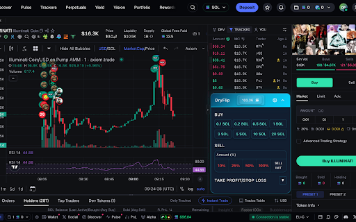 DryFlip :: Paper trade Solana and BNB memecoins with real-time prices on all popular trading platforms. No wallet or capital required.