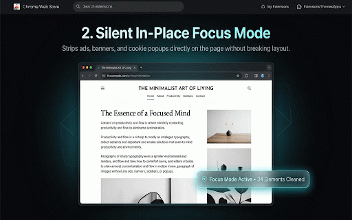 Unclutter :: Transform cluttered web pages into clean, readable, distraction-free content.