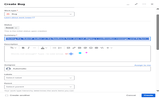 Jira Bug Report Generator :: Generate the bug report
