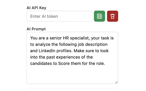 LinkedIn x HireStream AI :: Chrome extension for LinkedIn profile processing with:
Hirestream profile lookup
AI-based candidate scoring against a Job…