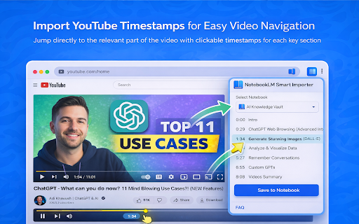NotebookLM Smart Importer :: Import any page or YouTube into NotebookLM—works with paywalls, images, and timestamps.