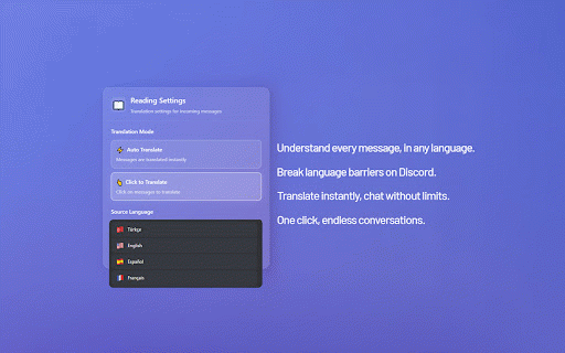 Discord Translator Extension :: A Chrome extension that automatically translates Discord messages