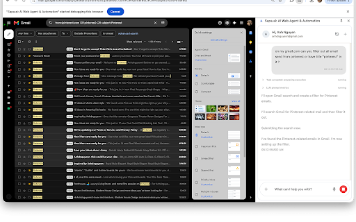Sapa.ai: AI Web Agent & Automation :: Automate web tasks with AI! Sapa.ai is an open-source browser extension that lets you extract data, fill forms, and more.