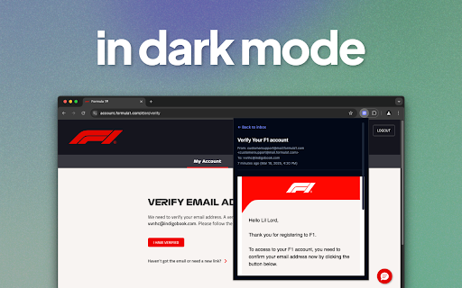 Better Temporary Mail: Privacy-Focused Temporary Mail :: A temporary mail service that respects your privacy. Generate disposable email addresses and view emails—without leaving your tab.