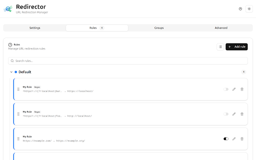 Redirector :: Redirector is a browser extension that helps you redirect URLs based on rules.