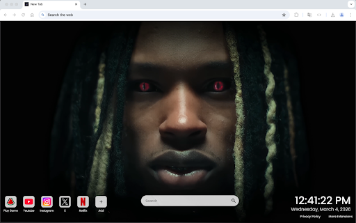 King Von Live Wallpaper :: Bring bold hip-hop energy to your Chrome new tab with this intense King Von live wallpaper.