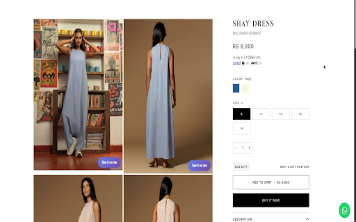 VDressUp - Virtual Try-On :: Try on clothes and products virtually on any e-commerce site