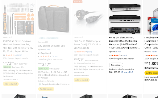 Hide Promoted Products :: A minimal Chrome extension that is capable to remove promoted products from particular sites. Working websites : emag.ro / amazon.
