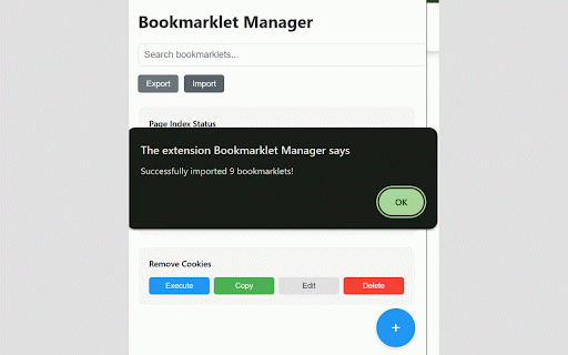 Bookmarklet Manager :: Manage and execute bookmarklets with ease