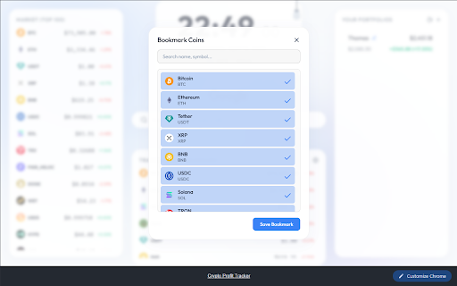 Crypto Profit Tracker :: Advanced New Tab with Crypto tracking, portfolios, and weather.