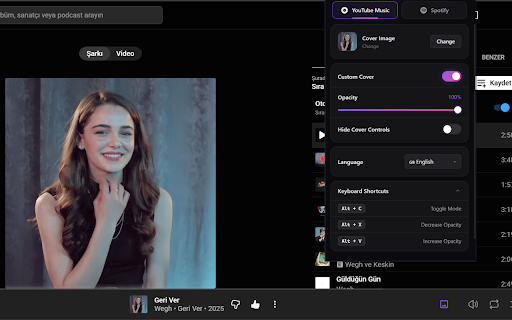 Coverlay: Custom Spotify & YouTube Covers :: Customize album covers on YouTube Music and Spotify with your own images. Your Music, Your Cover.