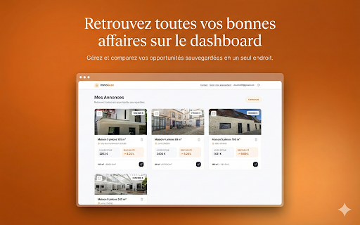 ImmoCoin :: Analysez rentabilité et prix au m² sur LeBonCoin. L'extension indispensable pour dénicher les meilleures affaires.